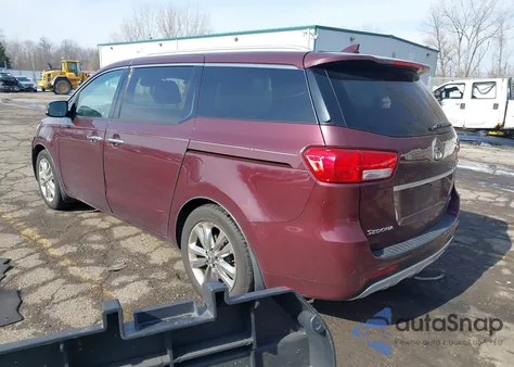 2015 Kia Sedona Sx Luxury из США, поврежденный, VIN KNDME5C1XF6026292